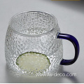 colored handle drinking glass drinking tea cup